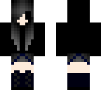 black hoodie girl eyeless