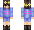 frisk with flower crown from undertale