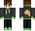 green hoodie