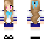 school girl blue