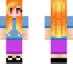 fire hair girl