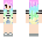 izzy's new rainbow hair