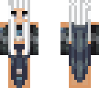 white hair snow wolf girl