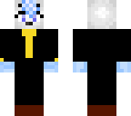 Alolan vulpix in a tuxedo | Minecraft Skin