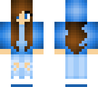 blue hoodie girl