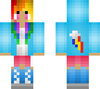 human rainbow dash