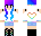 purple and blue