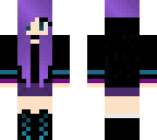 purple gamer girl