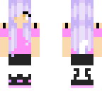 lavender hair cat girl