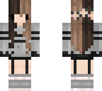 sweater flower chibi girl