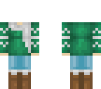 winter skin vorlage 3 pixel arm