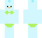 bird with a mohawk in a bathing suit