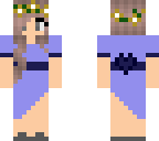 blue dress
