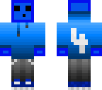 blue slime hoodie