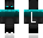 cyan to black
