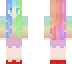rainbow haired girl