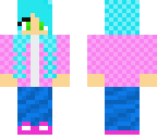 striped girl