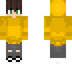 yellow hoodie