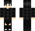 black plaid