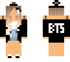 bts highschool girl