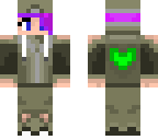 girl military skin