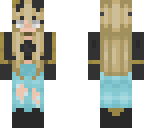 gold and black dog girl