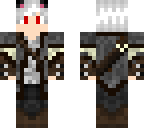 neko male red eyes medieval