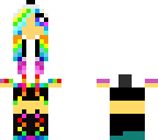 rainbow panda girl