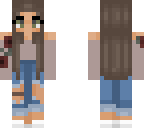 brown long hair
