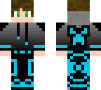 cyan creeper hoodie