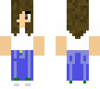 girl with white shirt and jeans