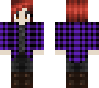 ma skin but with purple plaid