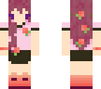 peach flower crown