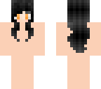 kawaii-chan skin base with black hair