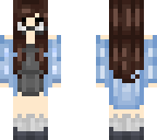 blue cardigan girl