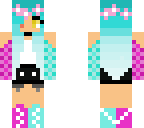fixed blue hair girl