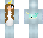 narwhal onesie girl