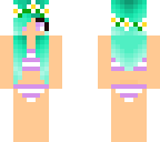 pastel bikini girl