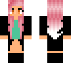 pink hair girl