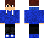 blue hoodie boy