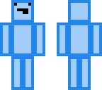 blue man