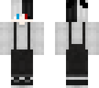 the black and white kid