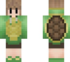 turtle girl hoodie skin