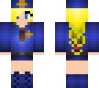 blonde police girl