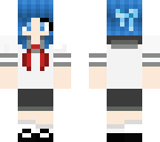 blue anime girl