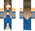 blue dress