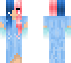 blue-pink haired princess