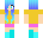 crazy blue girl