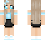 cute blue girl