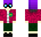 fixed his hair
